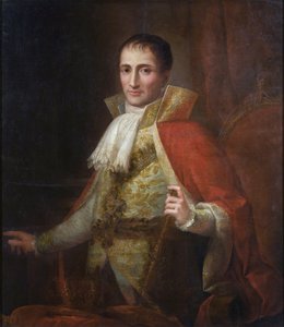 Ritratto di Giuseppe Bonaparte, re di Spagna nel 1808 da Jose Bernat Flaugier