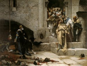 La Campana di Huesca, 1880 da Jose Casado del Alisal