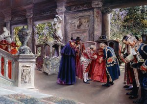 La visita del cardinale da Jose Gallegos Arnosa