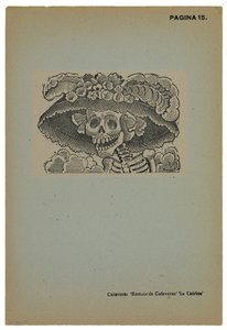 Calavera de la Catrina, c.1910, stampato 1943 da José Guadalupe Posada