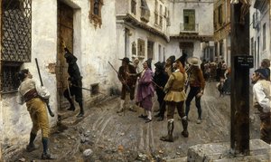 La giustizia prevale, 1887 da Jose Jimenes Aranda