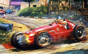 Juan Manuel Fangio, Calles de Pescara da Jose Maria Villafuerte