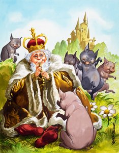 Il fischietto magico (guazzo su carta)