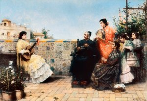 La visita del curato (inizio XX secolo) da Jose Rico y Cejudo