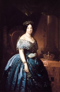 Ritratto di Isabella di Borbone II (1830-1904), Regina di Spagna dal 1833 al 1868