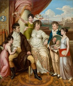 La famiglia del grossista Johann Christian Edler von Bruchmann