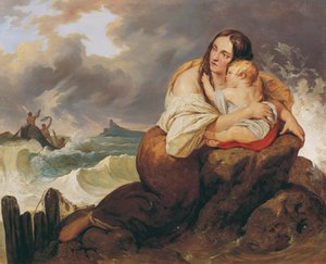Il naufrago da Josef Danhauser
