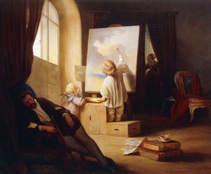 Il pittore dormiente, 1841