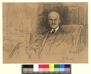 Ritratto di Ernest von Koerber, uomo di Stato da Josef Engelhart