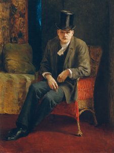 Autoritratto con cilindro da Josef Engelhart