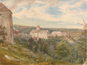 Castello di Eichhorn alla sera da Josef Höger