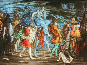 Isacco e Rebecca si incontrano da Josef Johann Michel