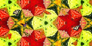 Creature: Farfalle nel giardino delle rose da Josef Johann Michel