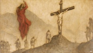 Crocifissione di Gesù - Eli, Eli, lema sabachtani da Josef Johann Michel