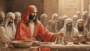 Gesù dice ai servi di riempire le brocche d
