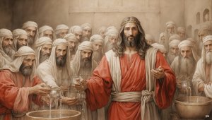 Gesù dice ai servi di riempire le brocche d