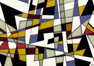 astratto: su triangoli bianchi 3