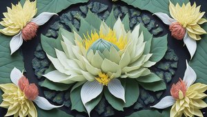 mandala: elementi di ninfee_04