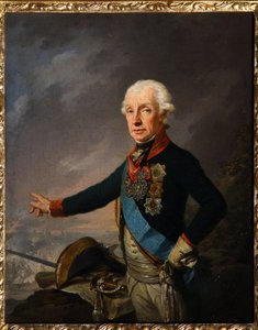 Ritratto del maresciallo generale principe Alessandro Suvorov da Josef Kreuzinger