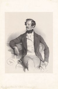 Alexander barone von Bach (1813-1893), giurista, politico da Josef Kriehuber