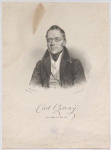 Carl Czerny, nato a Vienna il 21 feb. 1791 da Josef Kriehuber