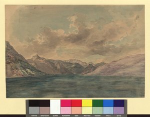 Il lago Traun da Josef Kriehuber