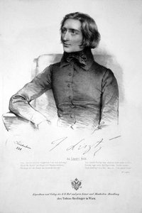Franz Liszt Lito 1838 da Josef Kriehuber