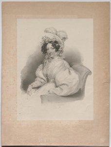 Gabrielle Auersperg, nata Lobkowitz da Josef Kriehuber