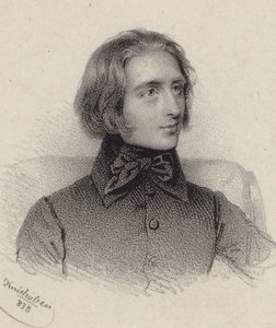 Ritratto del compositore Franz Liszt 1811-1886, 1838