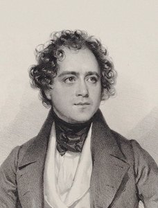 Ritratto del compositore Johann Vesque von Püttlingen 1803-1883, 1838