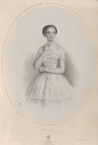 Ritratto della ballerina Marie Taglioni, 1853