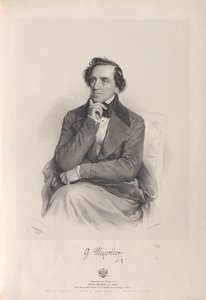 Ritratto del compositore Giacomo Meyerbeer 1791-1864, 1847