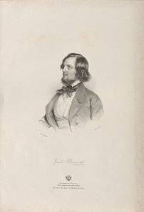 Ritratto del flautista e compositore Giulio Briccialdi 1818-1881, prima del 1850 da Josef Kriehuber