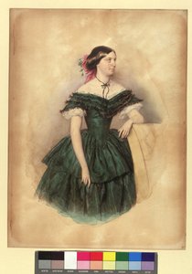 Violetta von Schmerling, sposata Bienerth da Josef Kriehuber