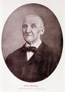 Compositore e organista austriaco Anton Bruckner da Josef Löwy