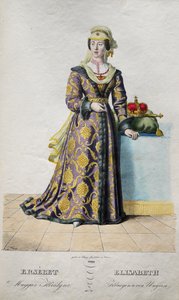 Elisabetta di Lussemburgo, Regina di Boemia da Josef Nikolaus Kriehuber