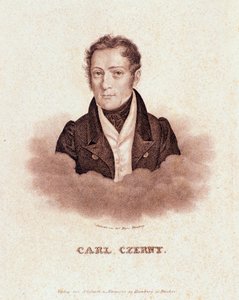 Ritratto di Carl Czerny (litografia) da Josef Nikolaus Kriehuber