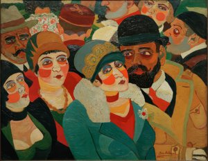 Scena di strada parigina da Josef Scharl