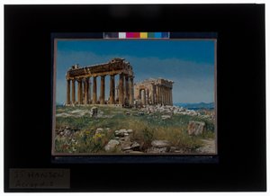 Tempio greco, Atene da Josef Theodor Hansen
