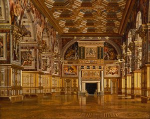La sala da ballo di Fontainebleau da Josef Theodor Hansen