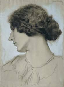 Testa di una giovane donna di profilo da Josef Wawra