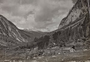Album "Meine weltkriegs - Erinnerungen South-West Front (Carinzia, Italia, Trentino-Alto Adige) 31/03/1915-12/11/1918 - Josef Zohles Wien": soldati nella Valle di L