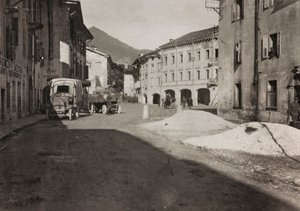 Album "Meine weltkriegs - Erinnerungen South-West Front (Carinzia, Italia, Trentino-Alto Adige) 31/03/1915-12/11/1918 - Josef Zohles Wien": piazza Tolmezzo
