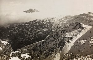 Album "Meine weltkriegs - Erinnerungen South-West Front (Carinzia, Italia, Trentino-Alto Adige) 31/03/1915-12/11/1918 - Josef Zohles Wien": vista delle Alpi da Josef Zohles