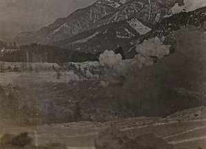 Album "Meine weltkriegs - Erinnerungen South-West Front (Carinzia, Italia, Trentino-Alto Adige) 31/03/1915-12/11/1918 - Josef Zohles Wien": bombardamenti da Josef Zohles