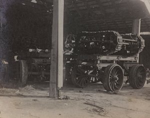 Album "Meine weltkriegs - Erinnerungen South-West Front (Carinzia, Italia, Trentino-Alto Adige) 31/03/1915-12/11/1918 - Josef Zohles Wien": garage a Tolmezzo da Josef Zohles