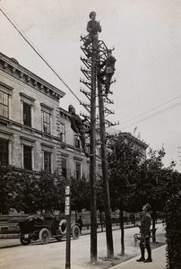 Album "Meine weltkriegs - Erinnerungen South-West Front (Carinzia, Italia, Trentino-Alto Adige) 31/03/1915-12/11/1918 - Josef Zohles Wien": prigionieri russi al lavoro