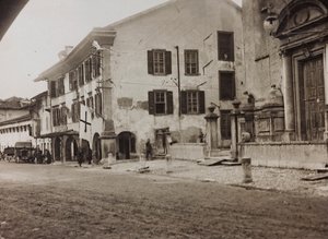 Album "Meine weltkriegs - Erinnerungen South-West Front (Carinzia, Italia, Alto Adige) 31/03/1915-12/11/1918 - Josef Zohles Wien": soldati a Tolmezzo