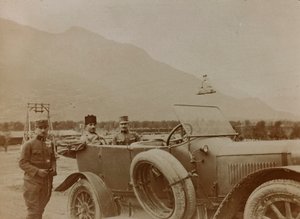 Album "Meine weltkriegs - Erinnerungen South-West Front (Carinzia, Italia, Trentino-Alto Adige) 31/03/1915-12/11/1918 - Josef Zohles Wien": generale turco in una zona di guerra