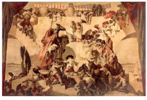 Cervantes, Don Chisciotte, Il matrimonio di Camacho / J.M.Sert da Josep Maria Sert